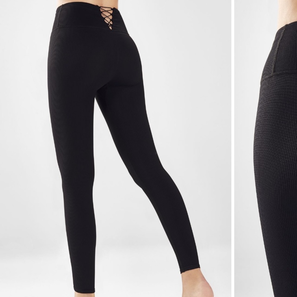 Fabletics high waisted ribbed legging